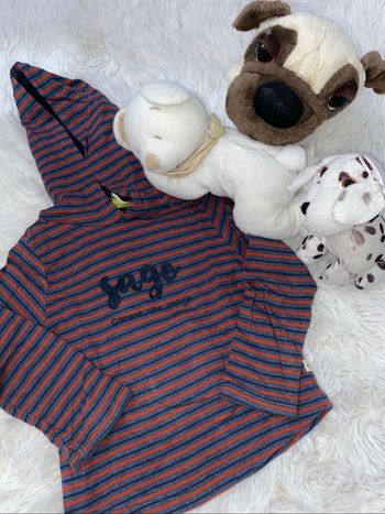 Pull à rayures bébé 23 mois