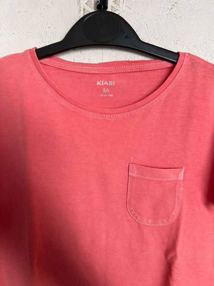 Tee-shirt rose de chez Kiabi - photo numéro 3