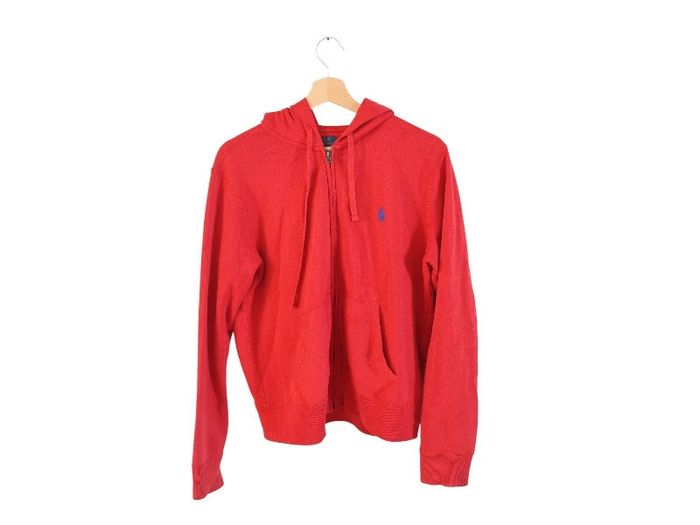 C52 sweat rouge Ralph Lauren XL
