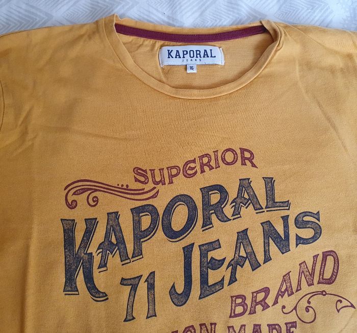 Tee shirt ML kaporal de taille 16ans - photo numéro 2