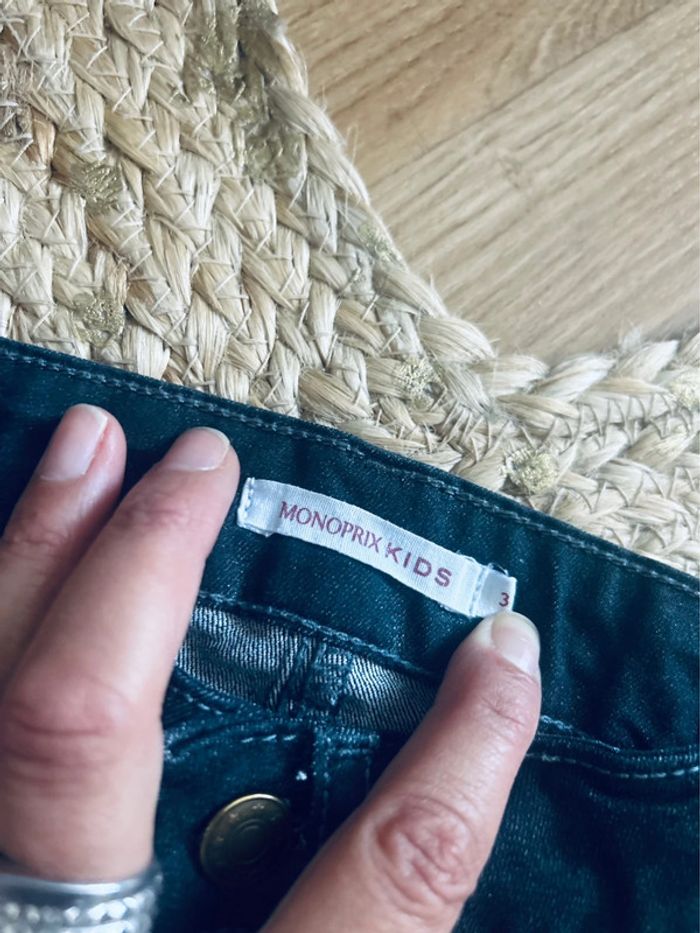 Jean garçon Monoprix kids exellent état 3ans - photo numéro 3