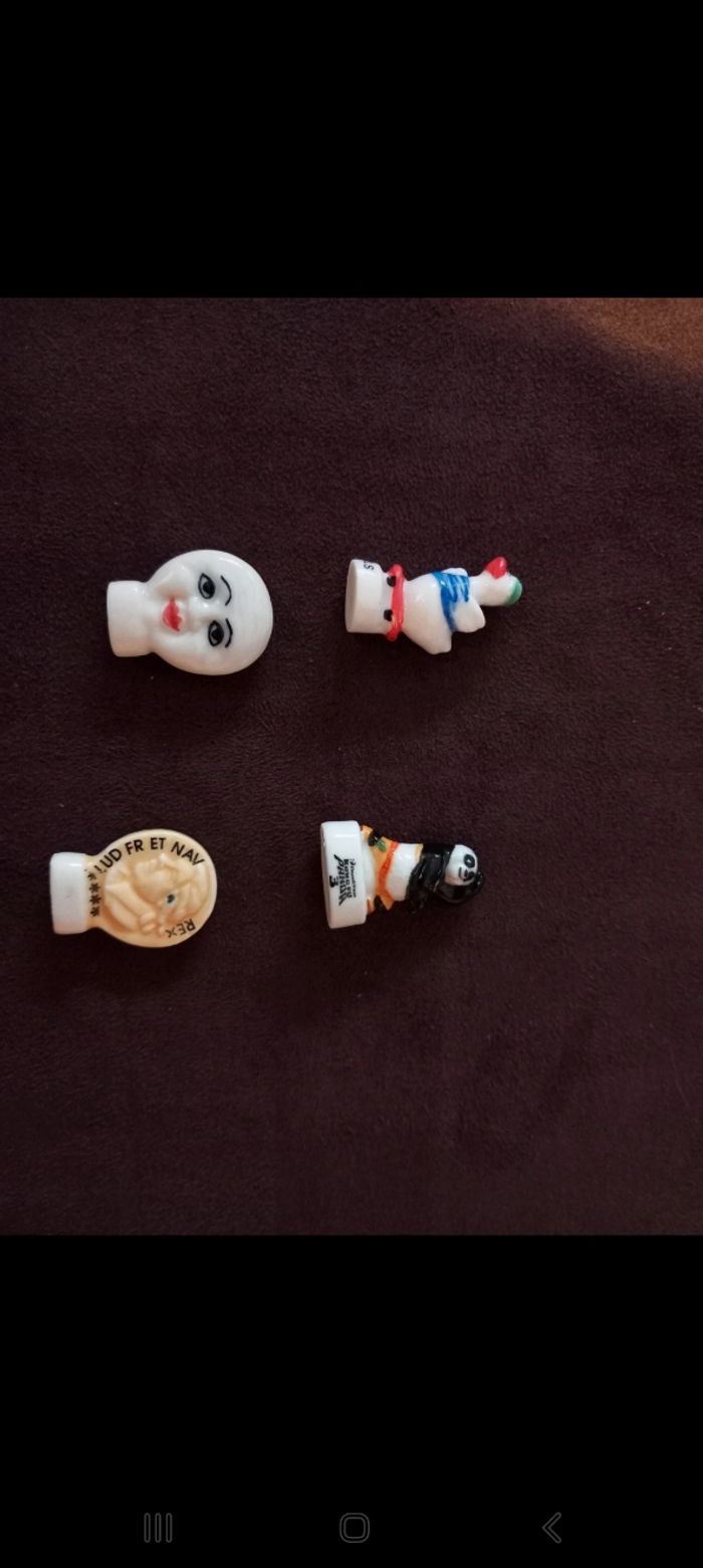 Lot 4 fèves - Divers