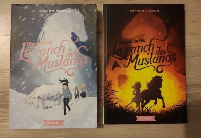2 livres Ranch des mustangs