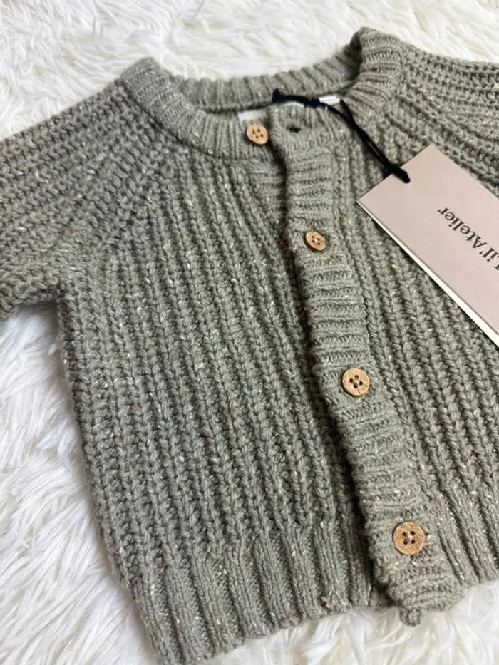 Gilet Lil Atelier taille 1-2 mois - photo numéro 2