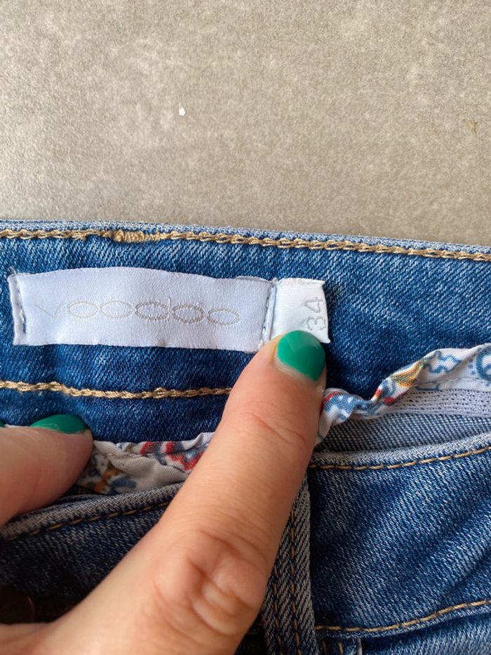 Jeans slim taille haute voodoo - photo numéro 4
