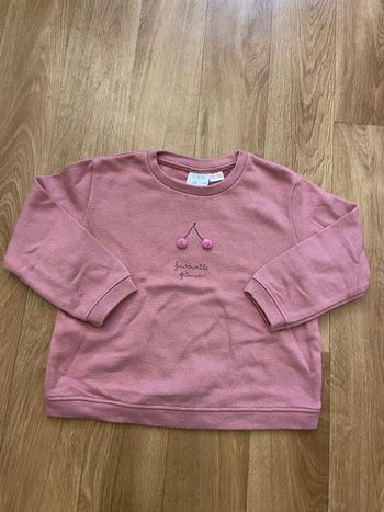 Pull rose 3/4 ans