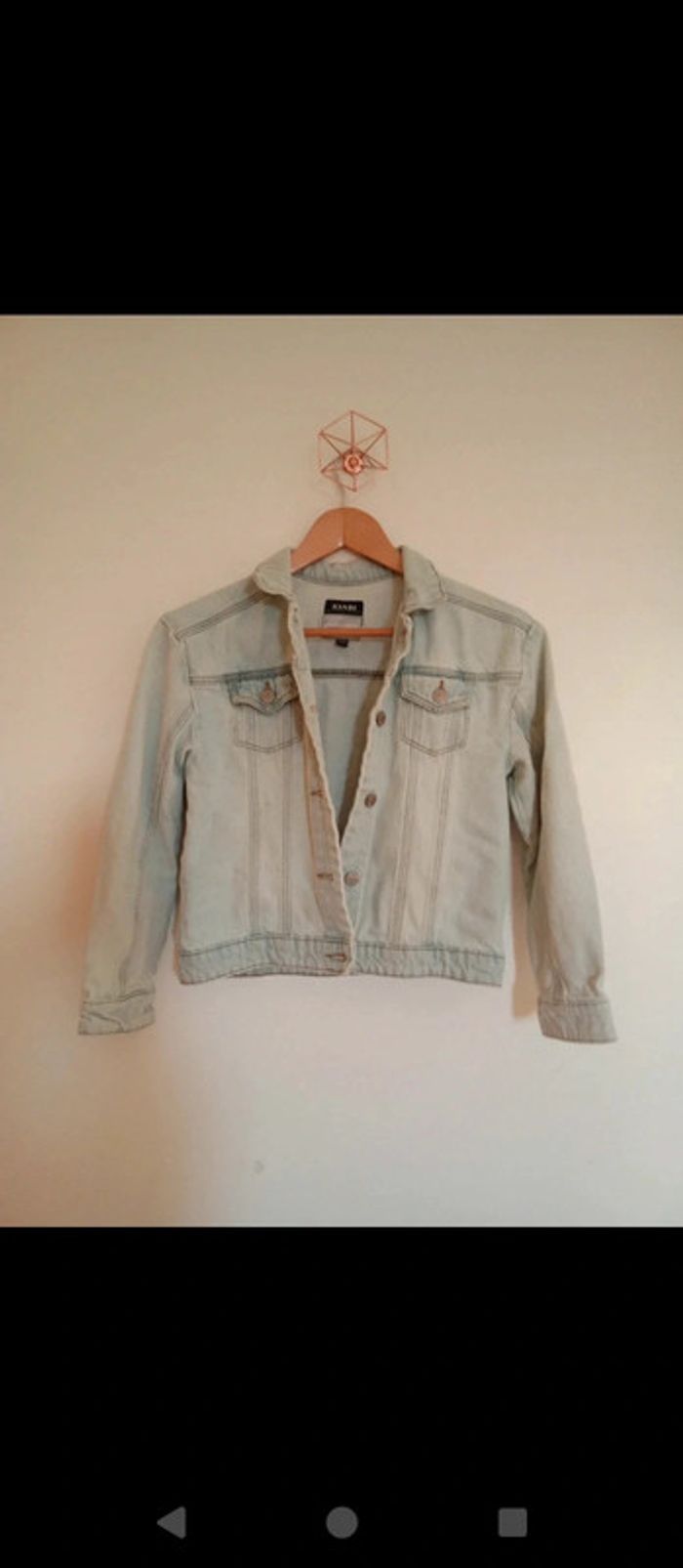 Veste en jean taille 12 ans. Kiabi