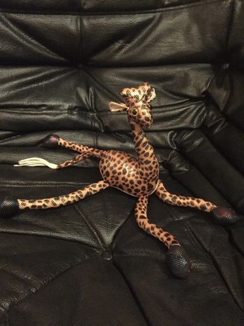 Girafe pattes molles