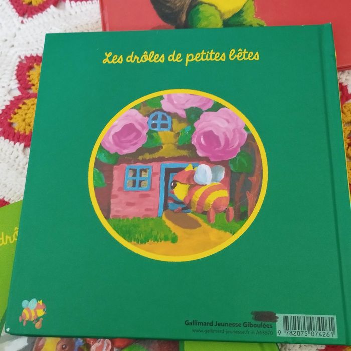 Lot 3 livres histoires les drôles de petites bêtes neuf - photo numéro 5
