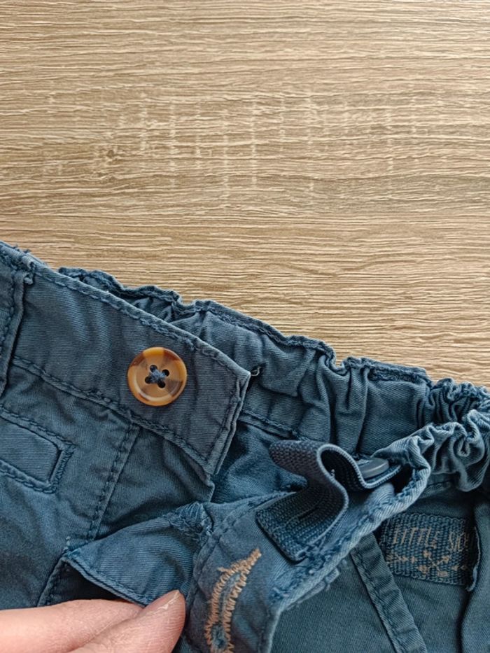 Short bleu Kiabi 18 mois - photo numéro 3