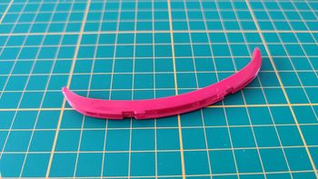 Baguette pare-chocs avant pièce miniature Porsche 356 B 1961 Burago BBurago 1/18 1/18e 1/18ème #B42