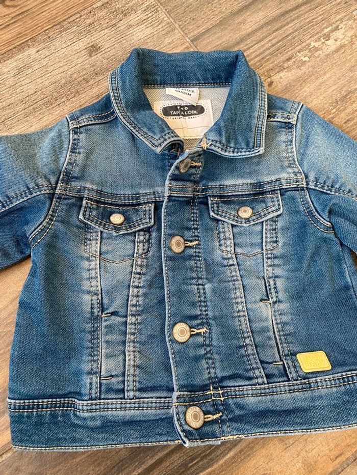 Veste en Jeans Garçon 6 mois - photo numéro 3
