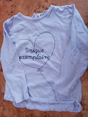 T shirt 2 ans fille