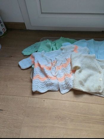 Lot de gilets fait main