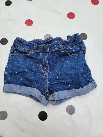 Short fille 6ans jean
