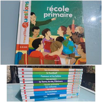Livre Mes P'tites Questions : L'École Primaire, 6-8 ans (70)