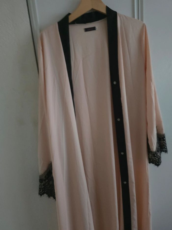 Kimono abaya avec dentelle taille L - photo numéro 4
