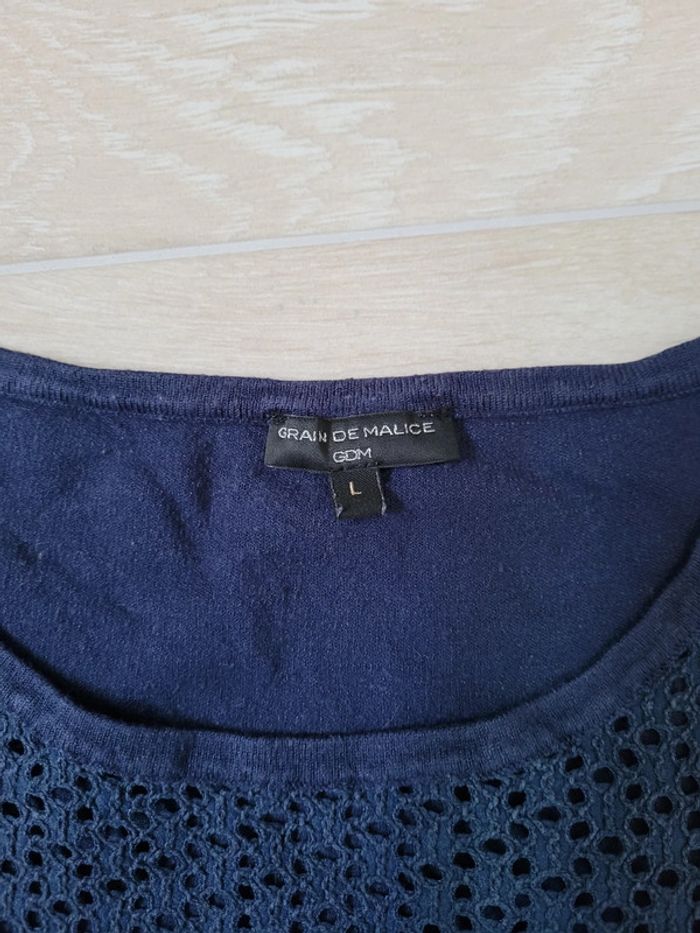 Pull grain de malice L - photo numéro 3