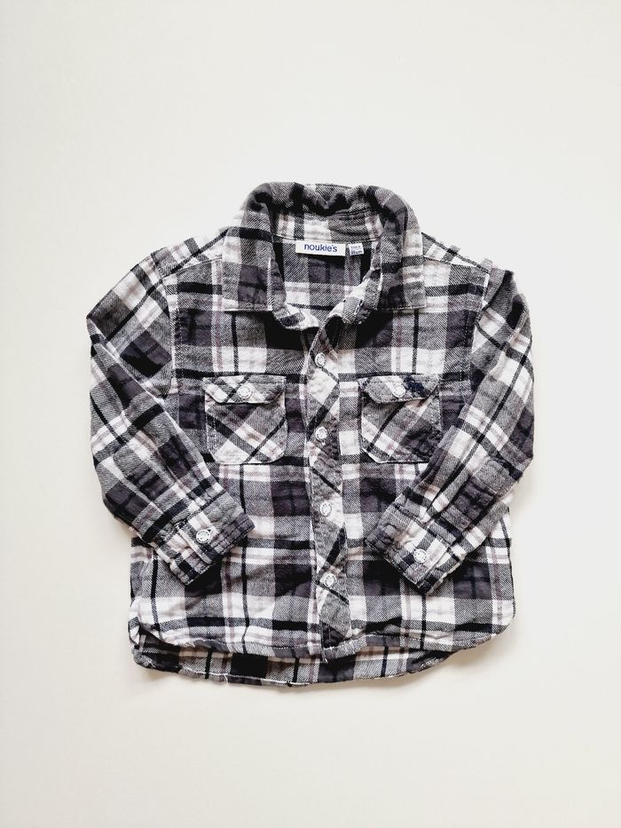 Noukie's - Chemise à carreaux, manches longues (18 mois)