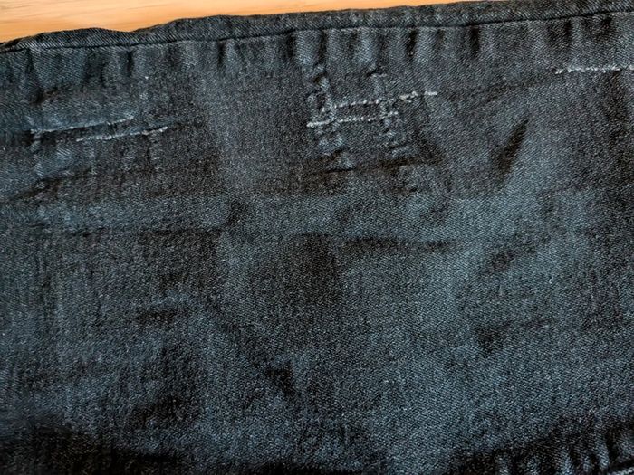 Pantalon effet jeans noir grossesse shein 38 - photo numéro 3