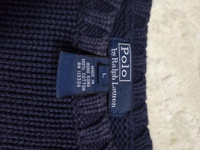 Pull Ralph Lauren Flag 100% coton Taille L enfant - équivalent XS/S Adulte - photo numéro 3