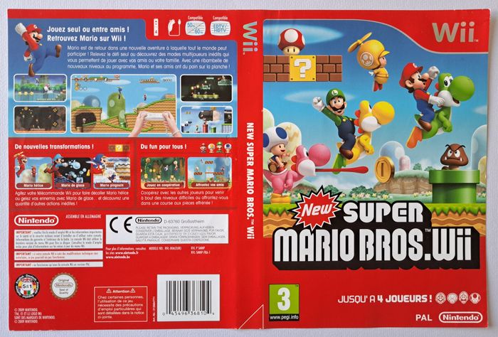 Gros lot de notices et jaquettes Nintendo Wii - non dissociable - photo numéro 7