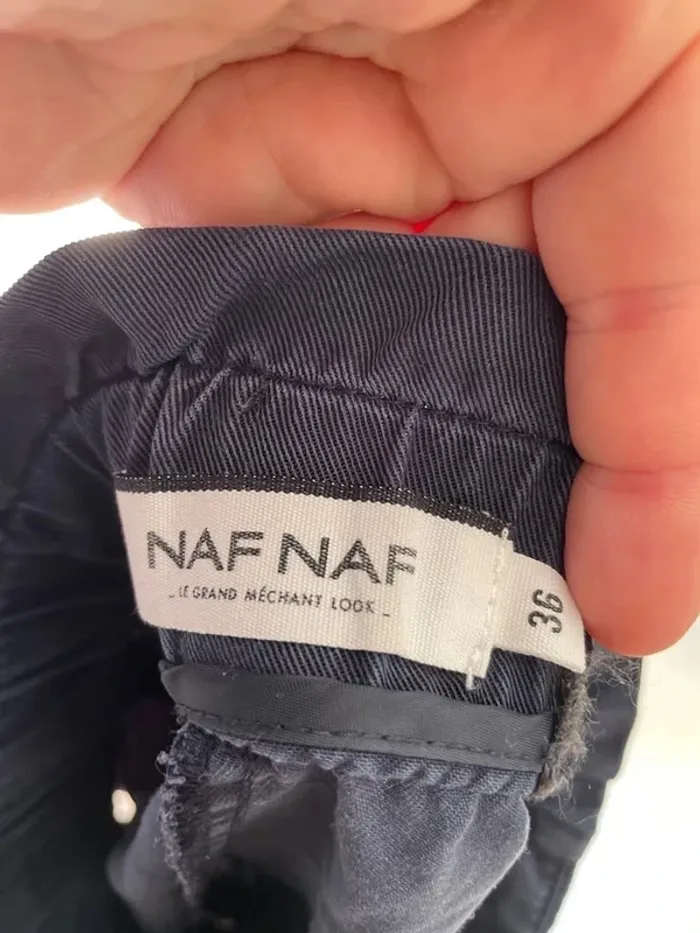 mini-jupe Mng bleu clair taille S - photo numéro 4