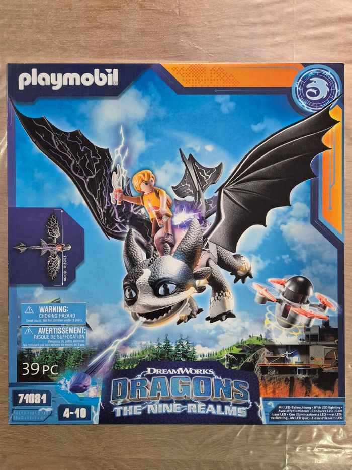Playmobil 71081 dragons nine realms: Thunder & Tom - realms - aventure héros