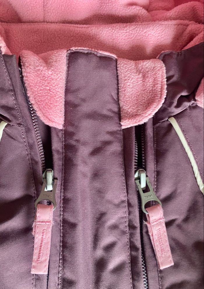 combinaison de ski bébé fille 2 ans 86/93 cm decathlon rose prune imperméable - photo numéro 4
