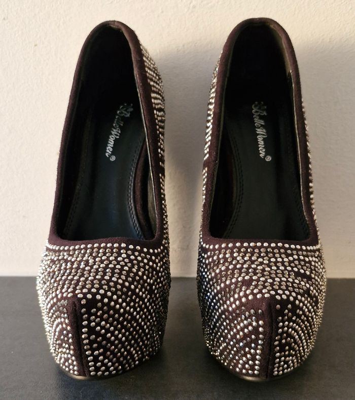 Chaussures à talons hauts strass sexy - photo numéro 3