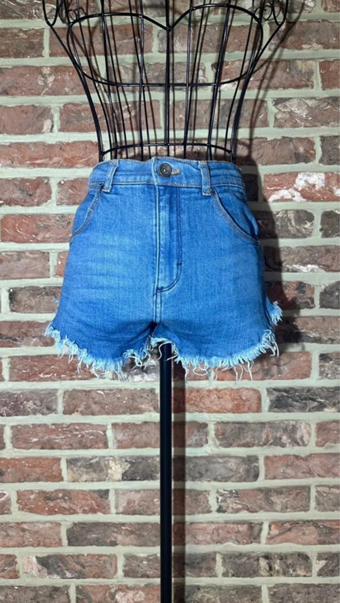 Short en Jeans Zara Trafaluc Premium West Collection Taille S /36 - photo numéro 4