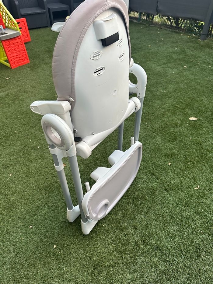 Chaise haute grise sweety fox réglable et pliable - photo numéro 4