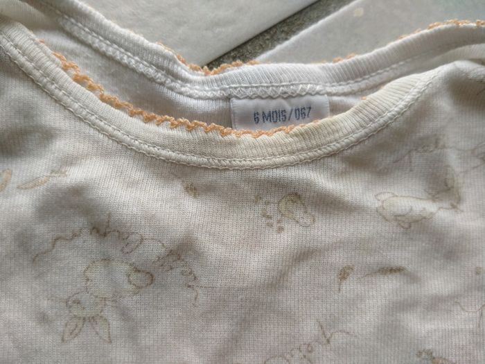 Lot de 3 bodys manches longues. Bébé 6 mois - photo numéro 12