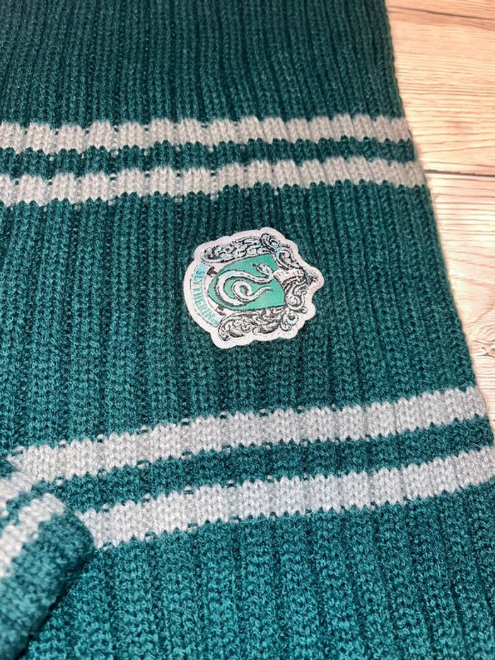 Bonnet et tour de coup snood Serpentard Harry Potter - photo numéro 3