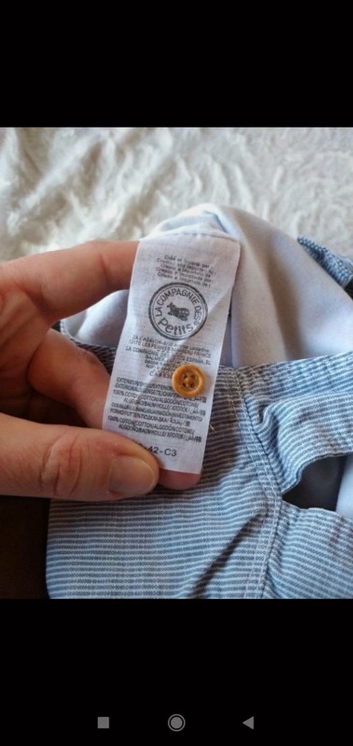 Salopette doublée Garçon 0/1 mois La famille potager Taupe La compagnie des petits 100% coton - photo numéro 10