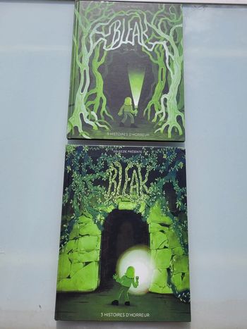 Volume 1 et 2 BD Bleak : 3 histoires d'horreur par BD, éditions Squeezie, grand format (53)