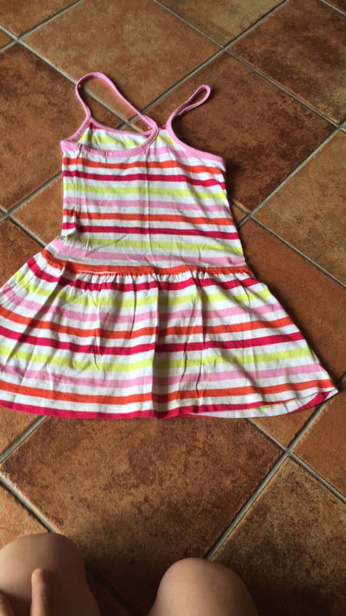 Robe d été sergent major 5 ans avec foulard à sorti taille unique - photo numéro 3