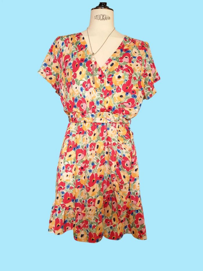 Robe fleurie vintage dressing S/M
