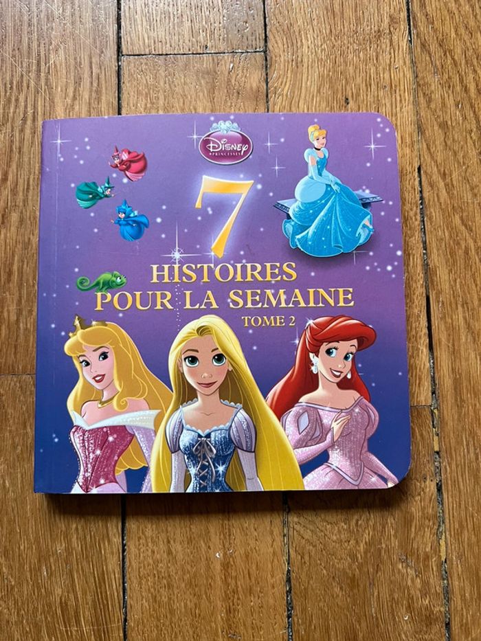 Livre 7 histoires pour la semaine  Disney princesse