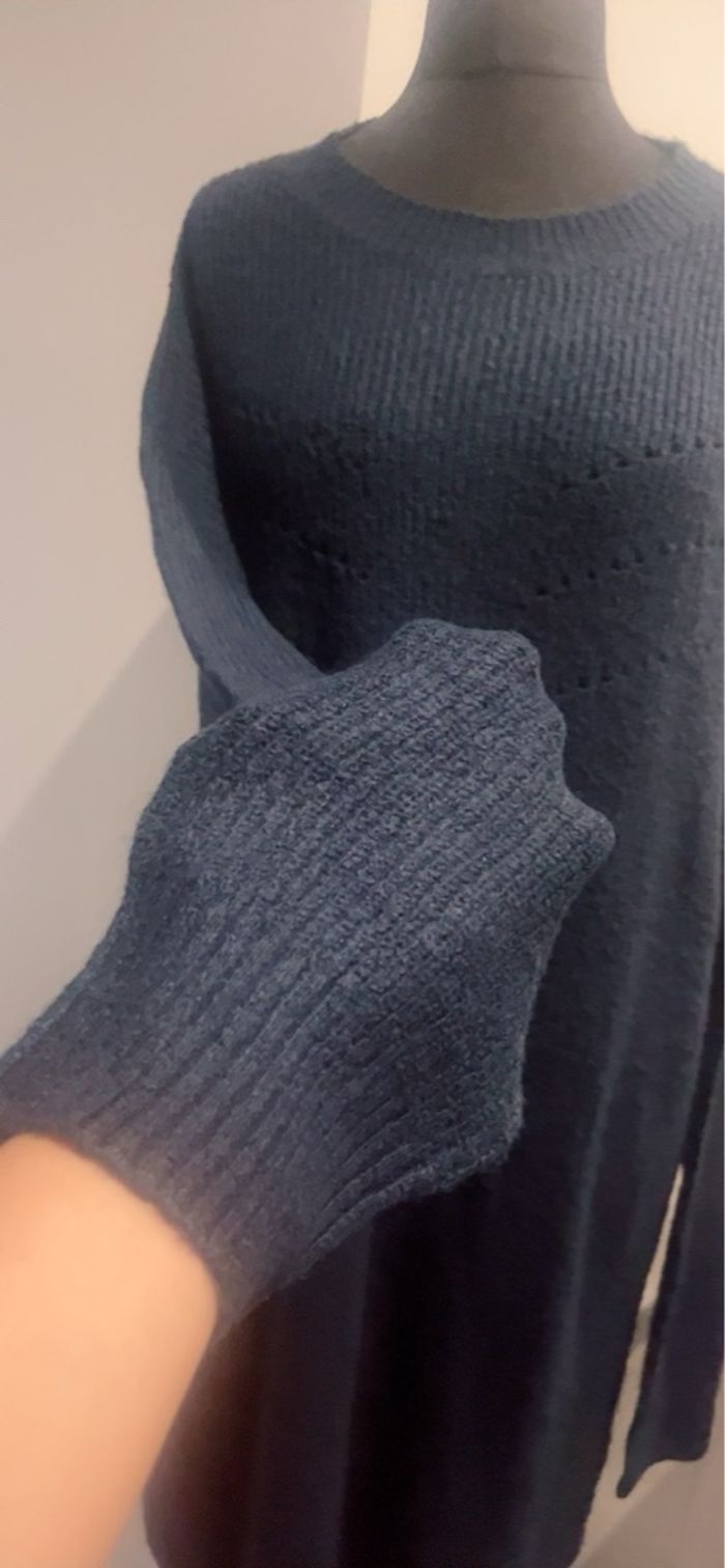 Robe pull bleue marine - photo numéro 2