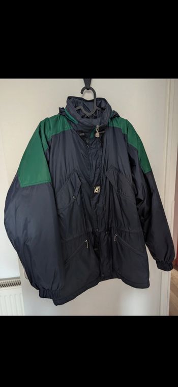 K-Way parka vintage imperméable épais et chaud
