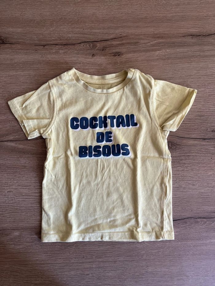 Lot tee shirt, tee shirt manches courtes, maillot, garçon taille 24 mois. - photo numéro 7