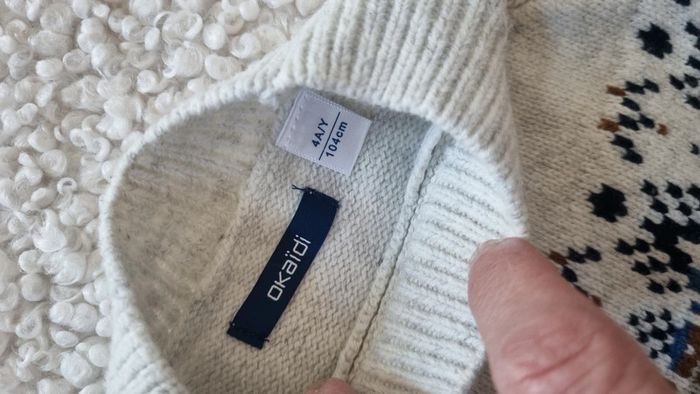 Pull okaidi 4 ans 104 cm neuf superbe - photo numéro 2