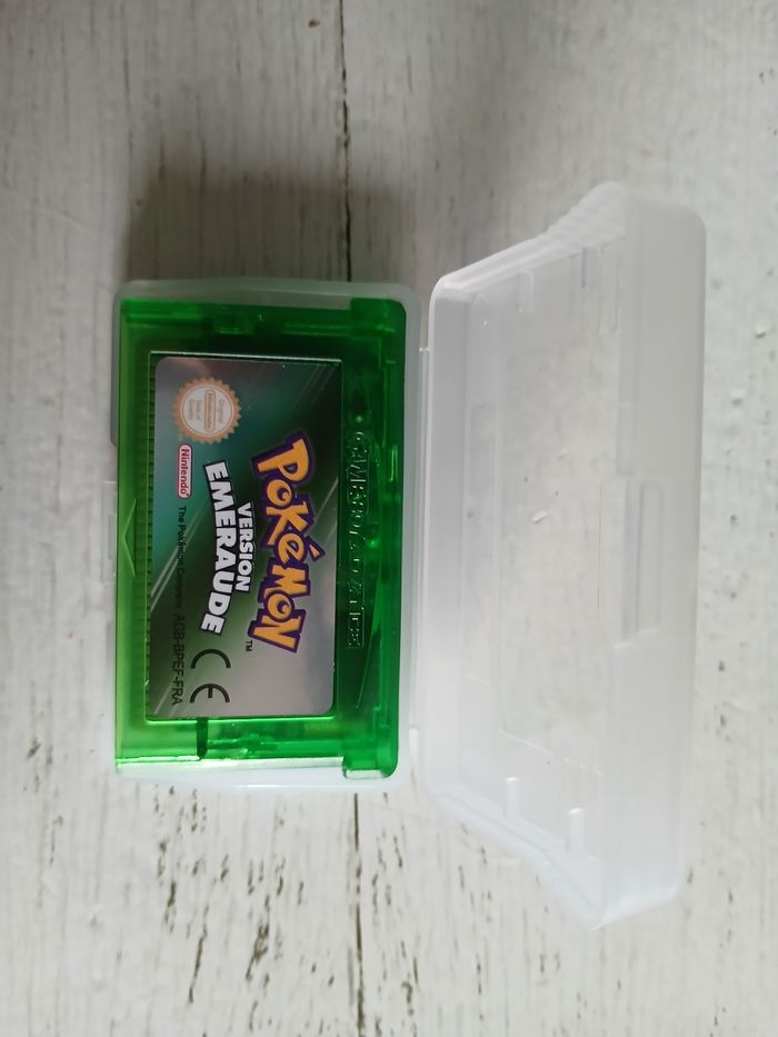 Lot Cartmod Pack Français Pokémon GBA 5 Jeux Rubis, Saphir, RF, VF, Emeraude Lire l'annonce - photo numéro 4