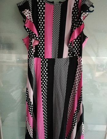 Robe longue design femme taille S en excellent état