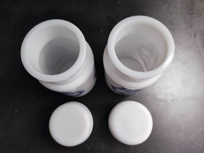 Pots en verre opale - photo numéro 3