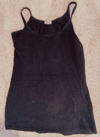 Débardeur fine bretelles noir marque pimkie s