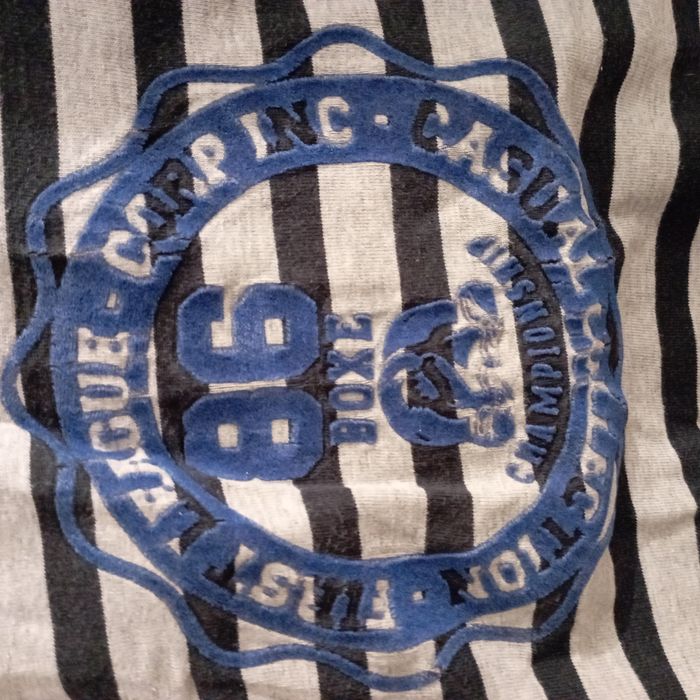 pull gris rayé 12 ans - photo numéro 2