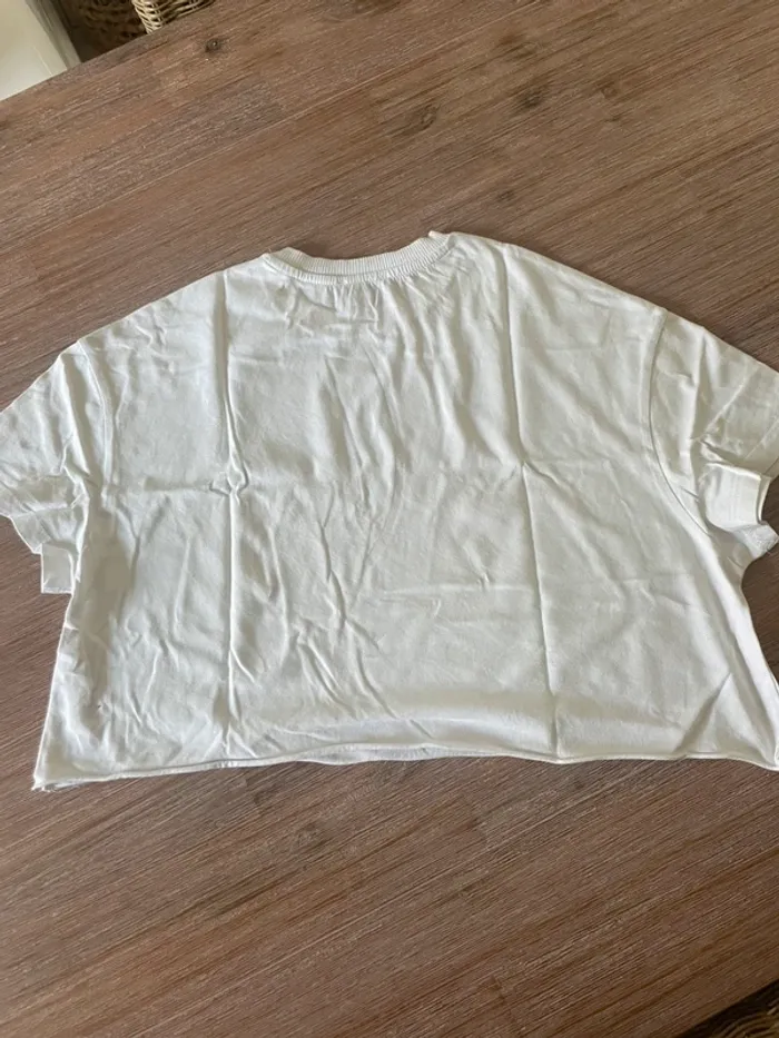 TEE shirt blanc court - photo numéro 3