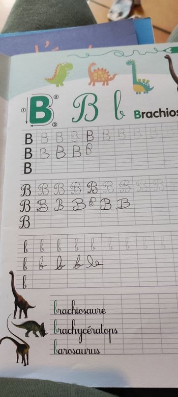 Lit de cahiers d'écriture